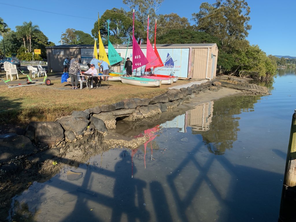 Boats ready to launch